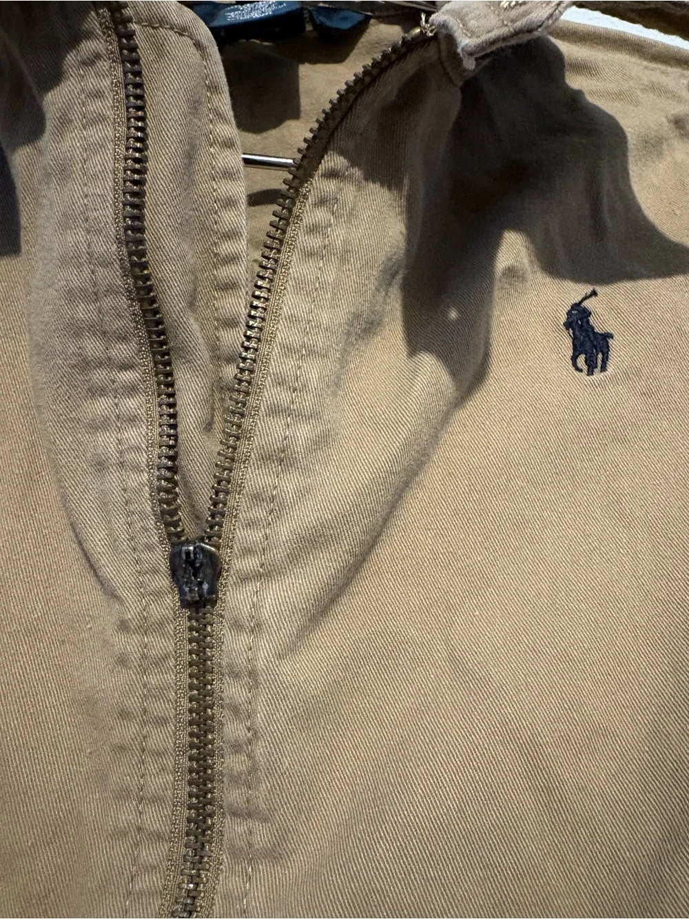 Ralph Lauren Tan Zip-Front Boys Jacket